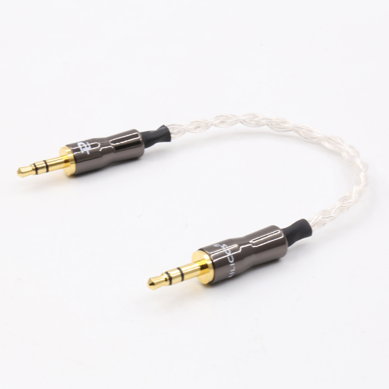 Cable Extension 3.5 - 15cm 5N OCC pure copper silver