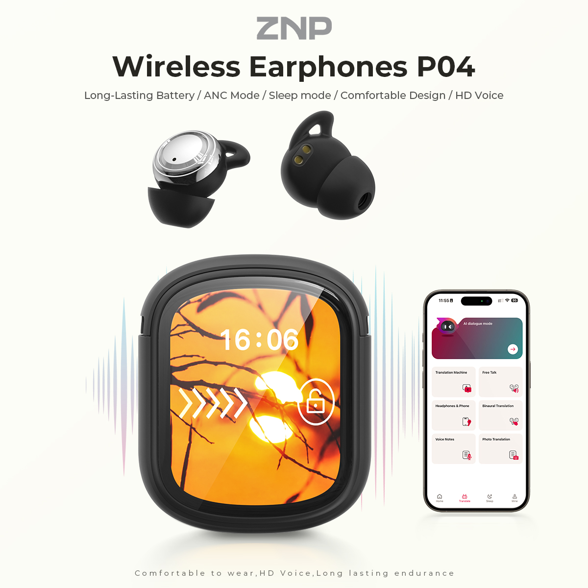 ZNP P04 Sleeping Aid Earbuds A - огляд і ціна Usb C Earphone