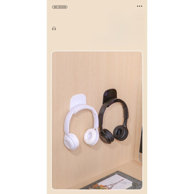 Punch Free Adhesive Plastic He - огляд і ціна Headphone Stand Desk