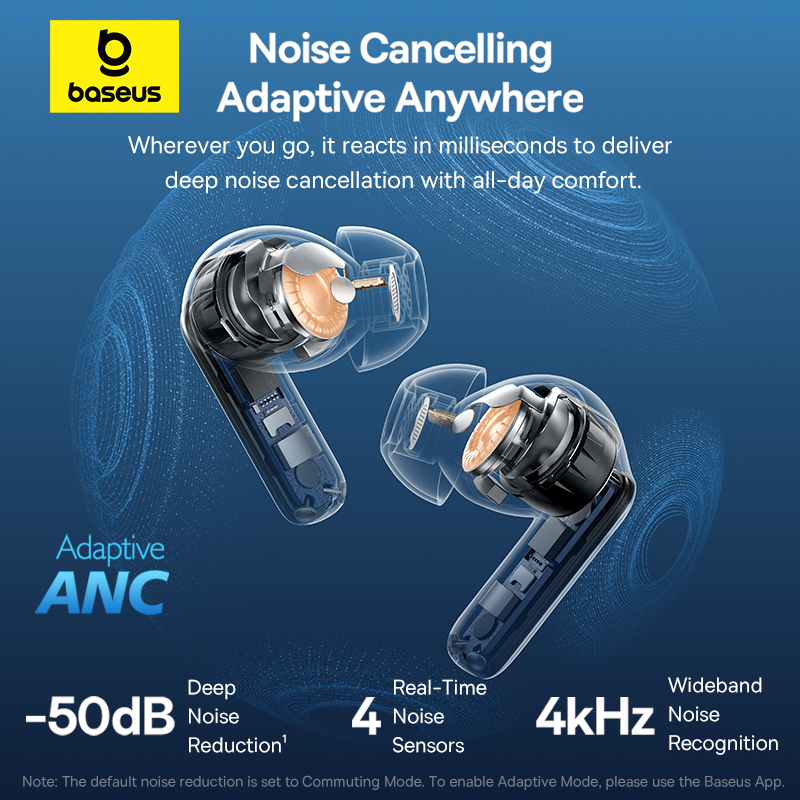 Baseus Bass BP1 Pro -50dB Nois - огляд і ціна Earbuds Charging Case
