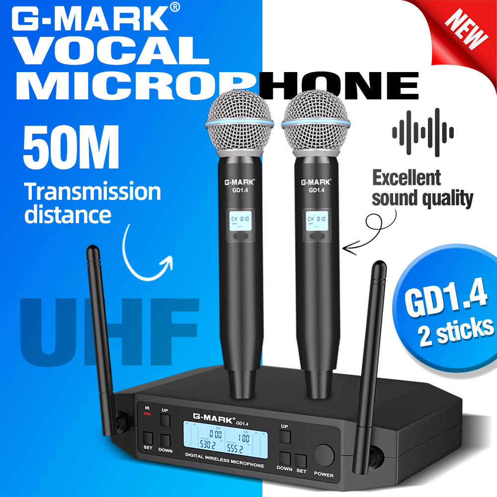G-MARK GLXD4 Professional UHF  - огляд і ціна Shure Mic Sm7B