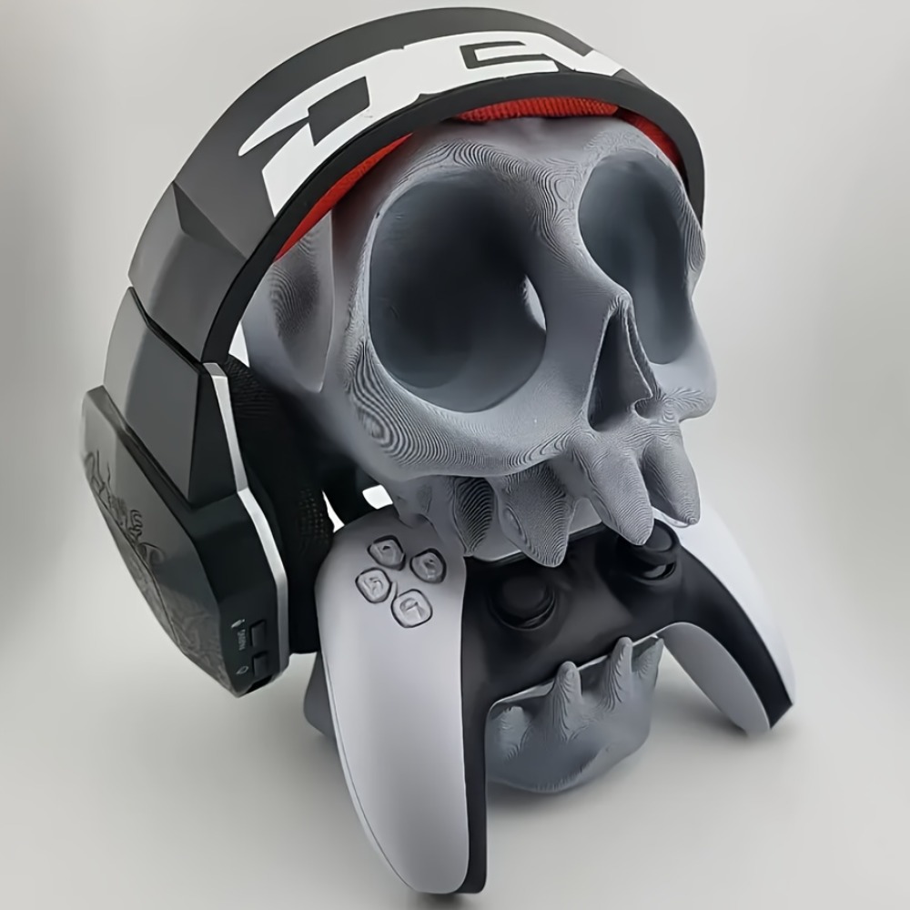 Skull Shaped Controller Stand  - огляд і ціна Headphone Stand Desk