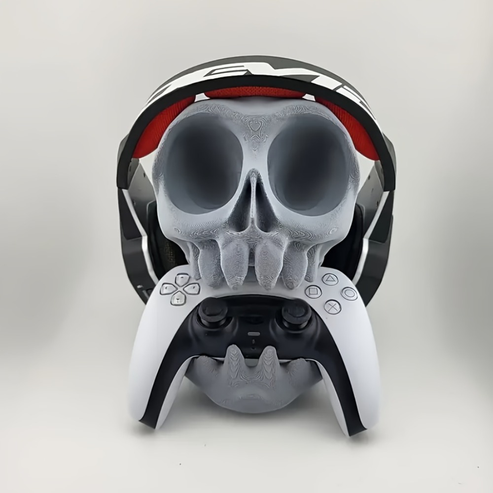 Skull Shaped Controller Stand  - огляд і ціна Headphone Stand Desk