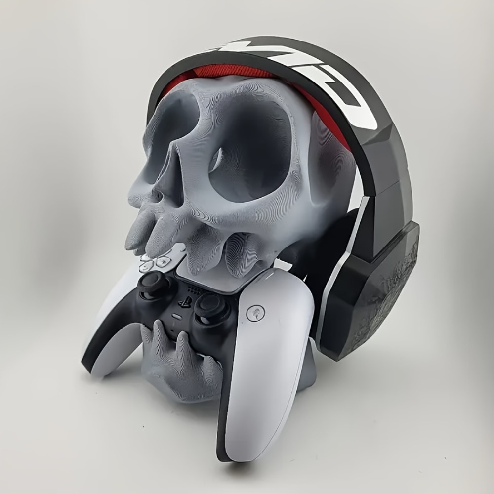 Skull Shaped Controller Stand  - огляд і ціна Headphone Stand Desk