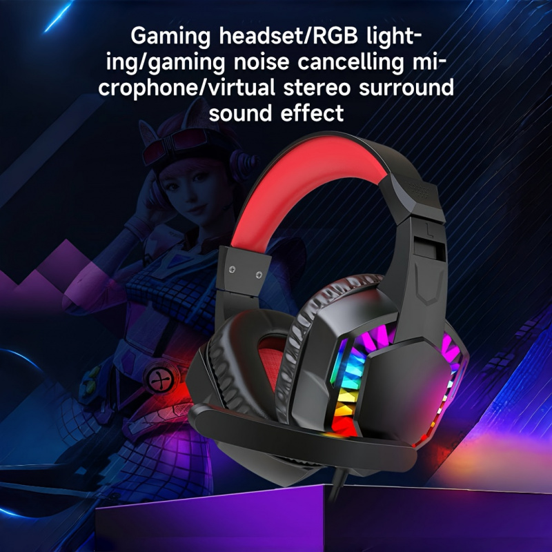 A66,Wired headphones, gaming h - огляд і ціна Gaming Headset Rgb