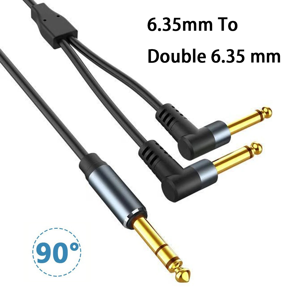 6.35mm 1/4 Inch TRS Male to Du - огляд і ціна Audio Splitter Y