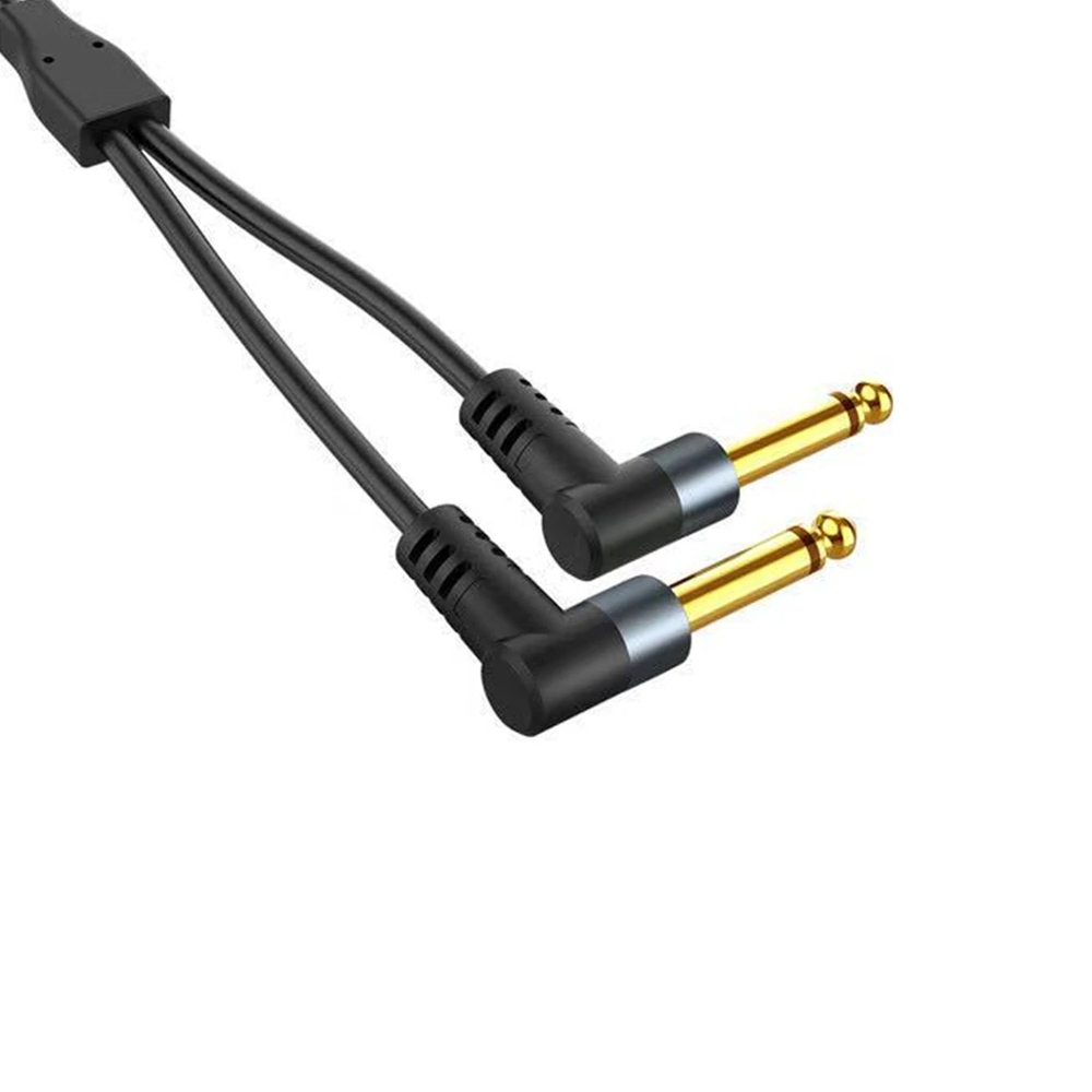 6.35mm 1/4 Inch TRS Male to Du - огляд і ціна Audio Splitter Y
