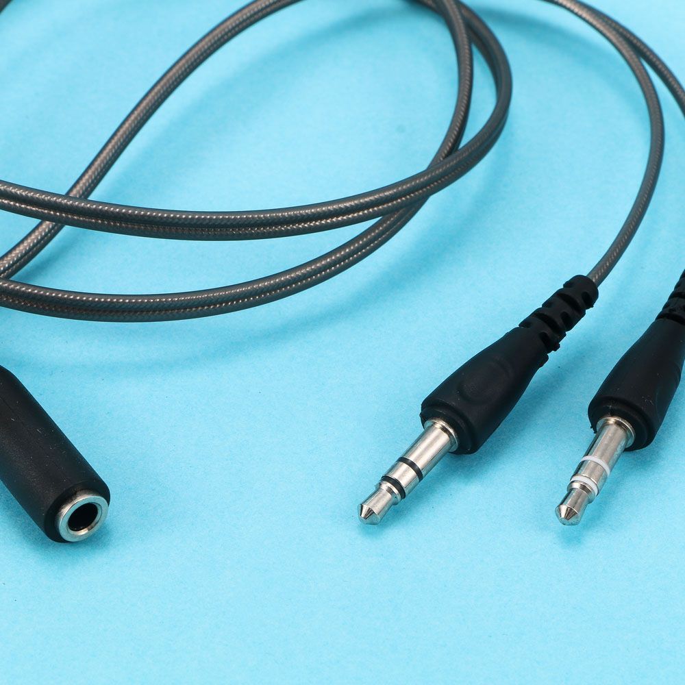1M 3.5MM Female To 2 Male PC A - огляд і ціна Earphone Splitter Jack